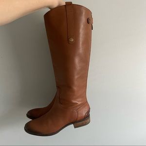 LIKE NEW. Sam Edelman Cognac riding boots. Size 9